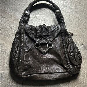 Elegant Brown Leather Women's Bag